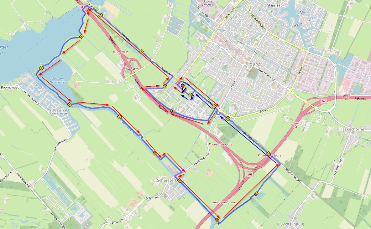 Joustermerkeloop - 16.1K course map